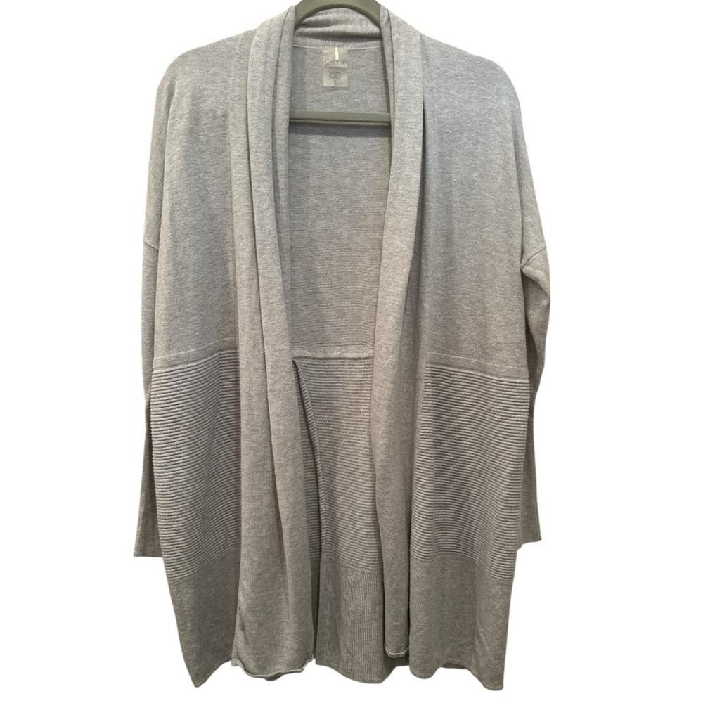 CALIA by Carrie Underwood Open Front Long Cardigan Cozy Oversized S